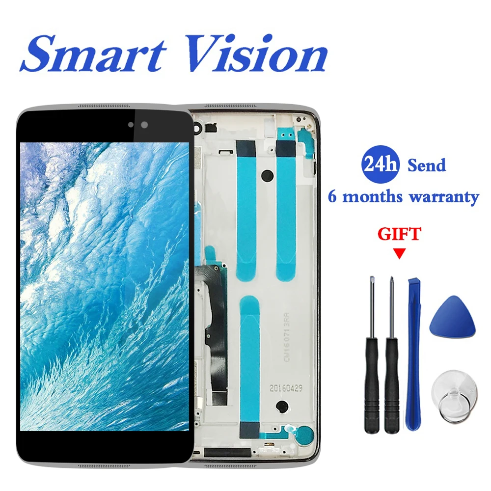 Для Alcatel One Touch Idol 4 LTE 6055 6055P 6055Y 6055B 6055K 6055H OT6055 ЖК дисплей + дигитайзер сенсорного