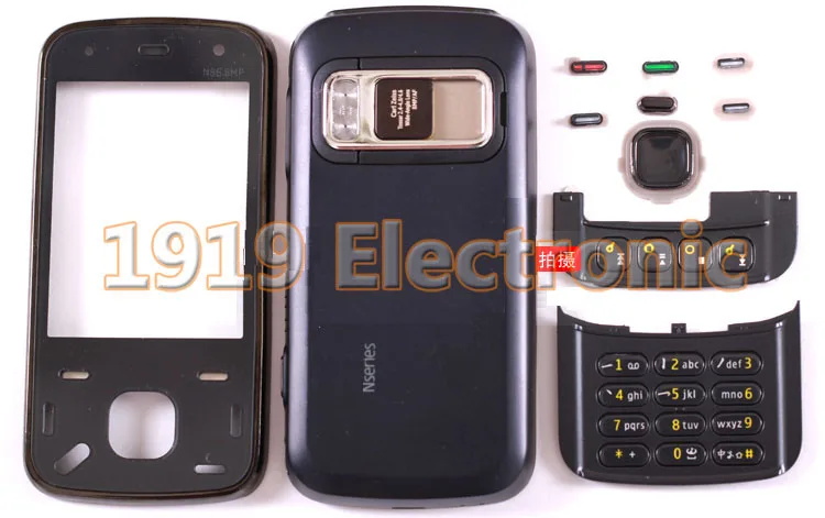 Новый чехол для телефона Nokia N86 с английской или русской клавиатурой|Корпусы и