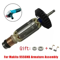 for mkt angle grinder replacement armature rotor 9556hn 9557nb 9558hn 9558pb accessories parts