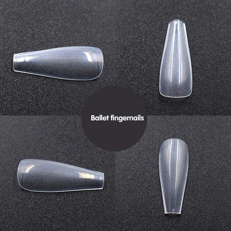 MSHARE новые балетные ногти Полный маникюр натуральный цвет накладные готовые
