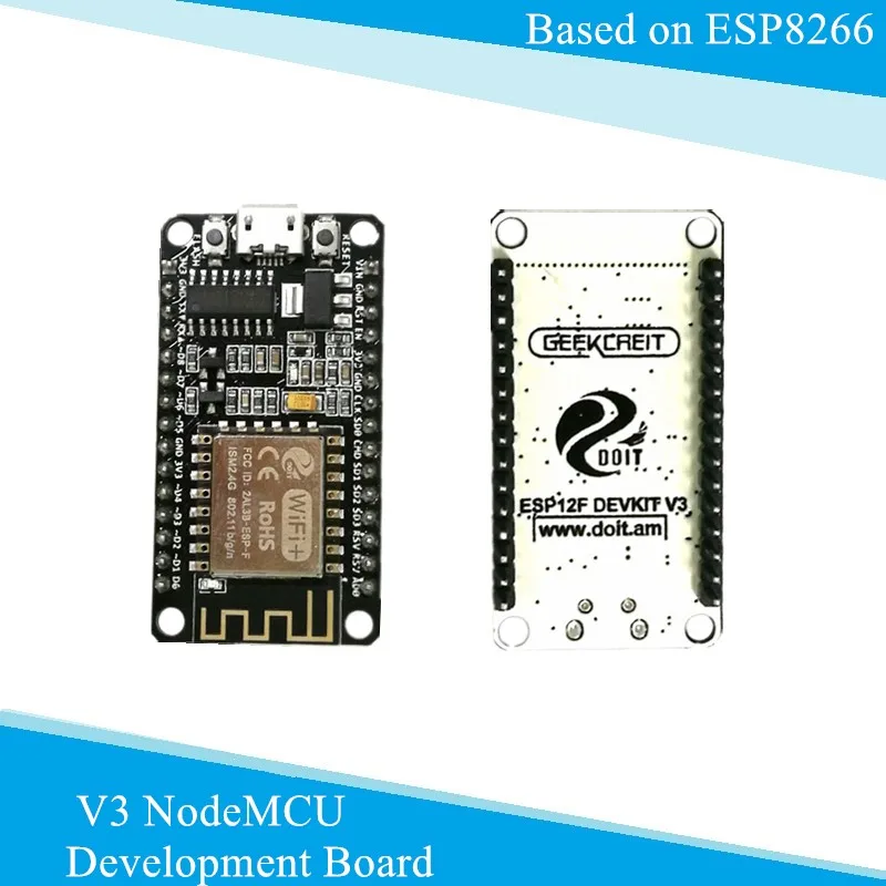 Макетная плата V3 NodeMCU на основе ESP8266, совместимая с NodeMCU ESP-12E ESP12E DevKit Lua Wireless WiFi IoT