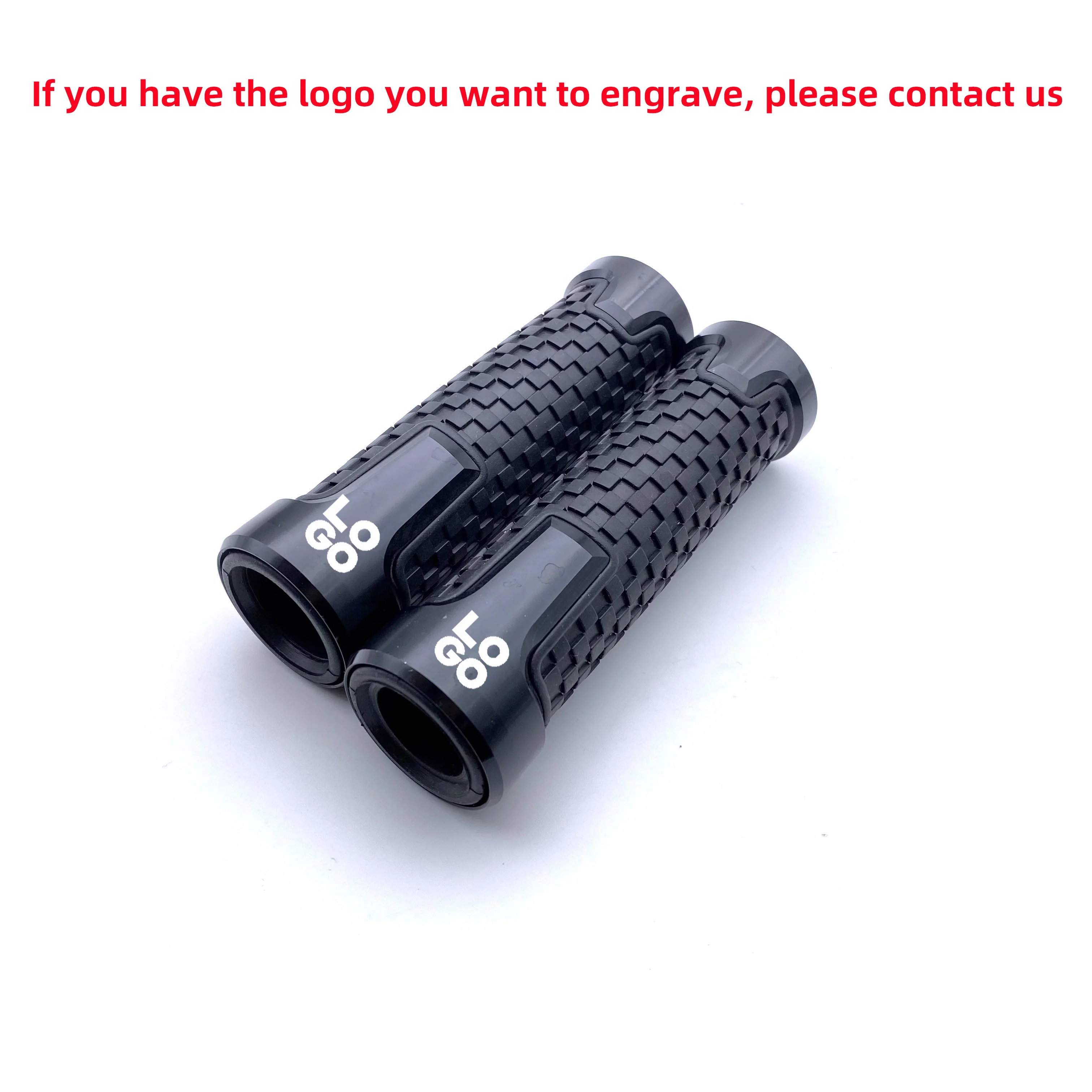 

REALZION Universal Motorcycle 22mm CNC Aluminum Smooth Soft Rubber Hand Grips For Honda Yamaha BMW Kawasaki Harley Suzuki