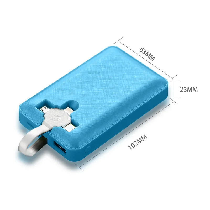 Портативное зарядное устройство USB Type C 20000 мАч портативное внешний аккумулятор