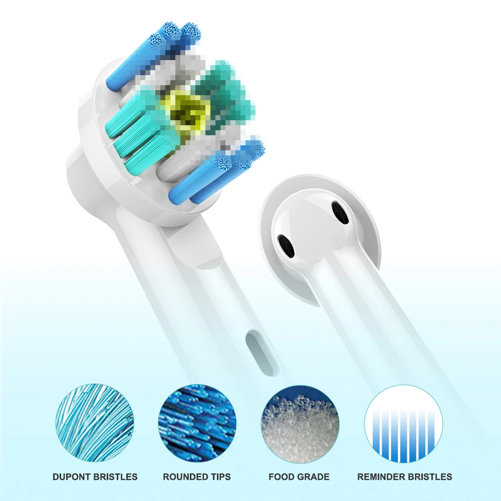 4 шт. сменные насадки для зубных щеток Oral-B Advance Power/Pro Health электрическая зубная