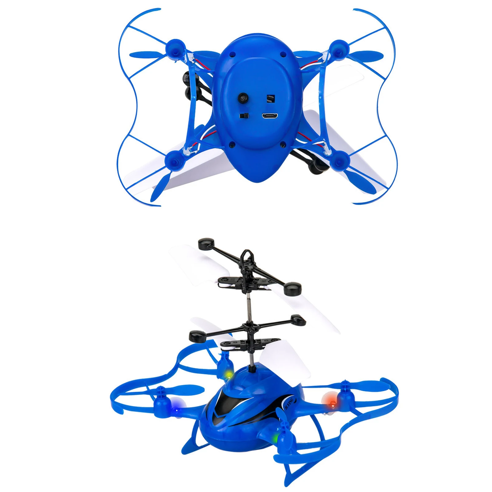 

Mini Drones Helicopter RC UFO Aircraft Hand Sensing Infrared RC Helicopter Small Quadcopter Electric Induction Toys