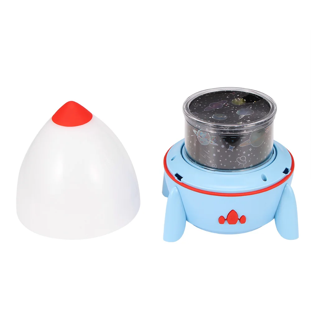 

Rocket Projector Bluetooth 5.0 Projector Can Rotate And Charge USB Color Adjustable Rocket Night Light Shadow Light Star Light