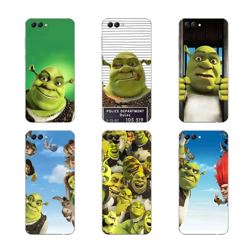 Мягкий силиконовый чехол из ТПУ с мультипликационным принтом Moive Shrek Coon для Huawei