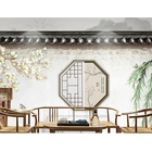 Обои для двора в китайском стиле, обои для кабинета и коридора, элегантные фрески в старинном стиле для зала и офиса
