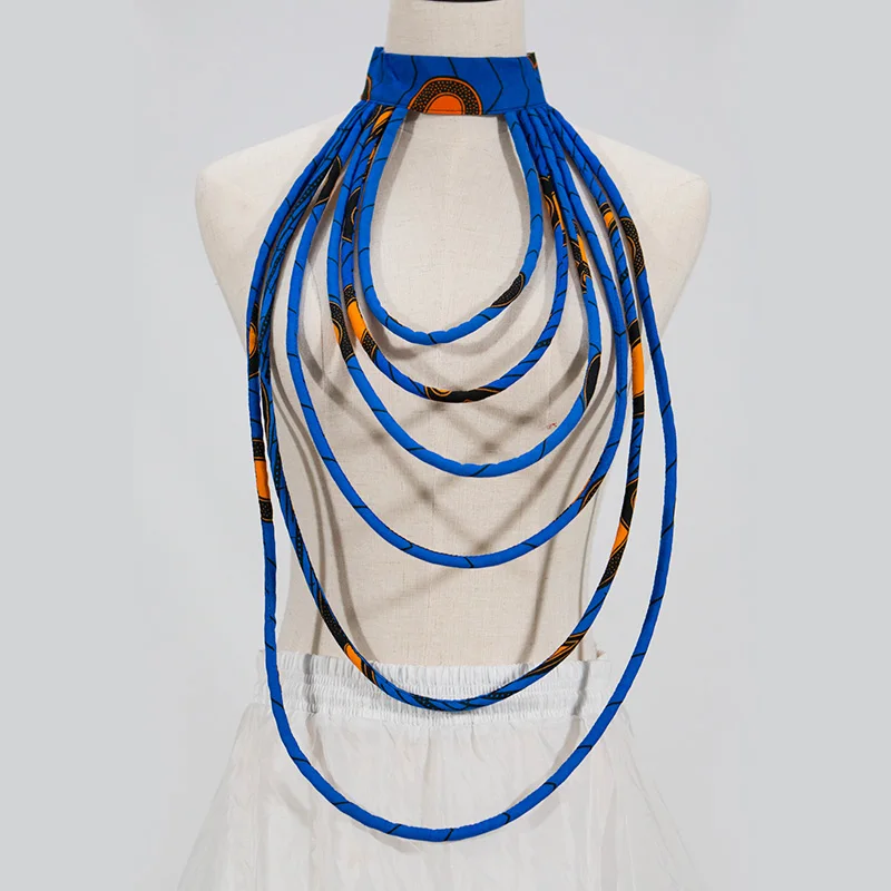 BRW 2021 Новый Анкара Цепочки и ожерелья s африканская вощеная ткань принтом