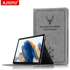 Смарт-чехол для Samsung Galaxy Tab A8 10,5 дюйма, флип-чехол из искусственной кожи X205 2021 дюйма для Galaxy Tab A7 10,4 T500 T505, чехол-подставка