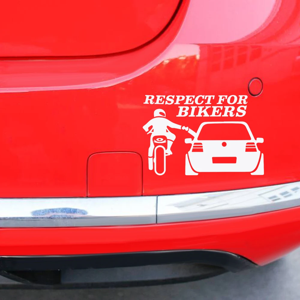 1 шт. уважаемые байкеры наклейки для автомобиля мотоцикла смешные креативные