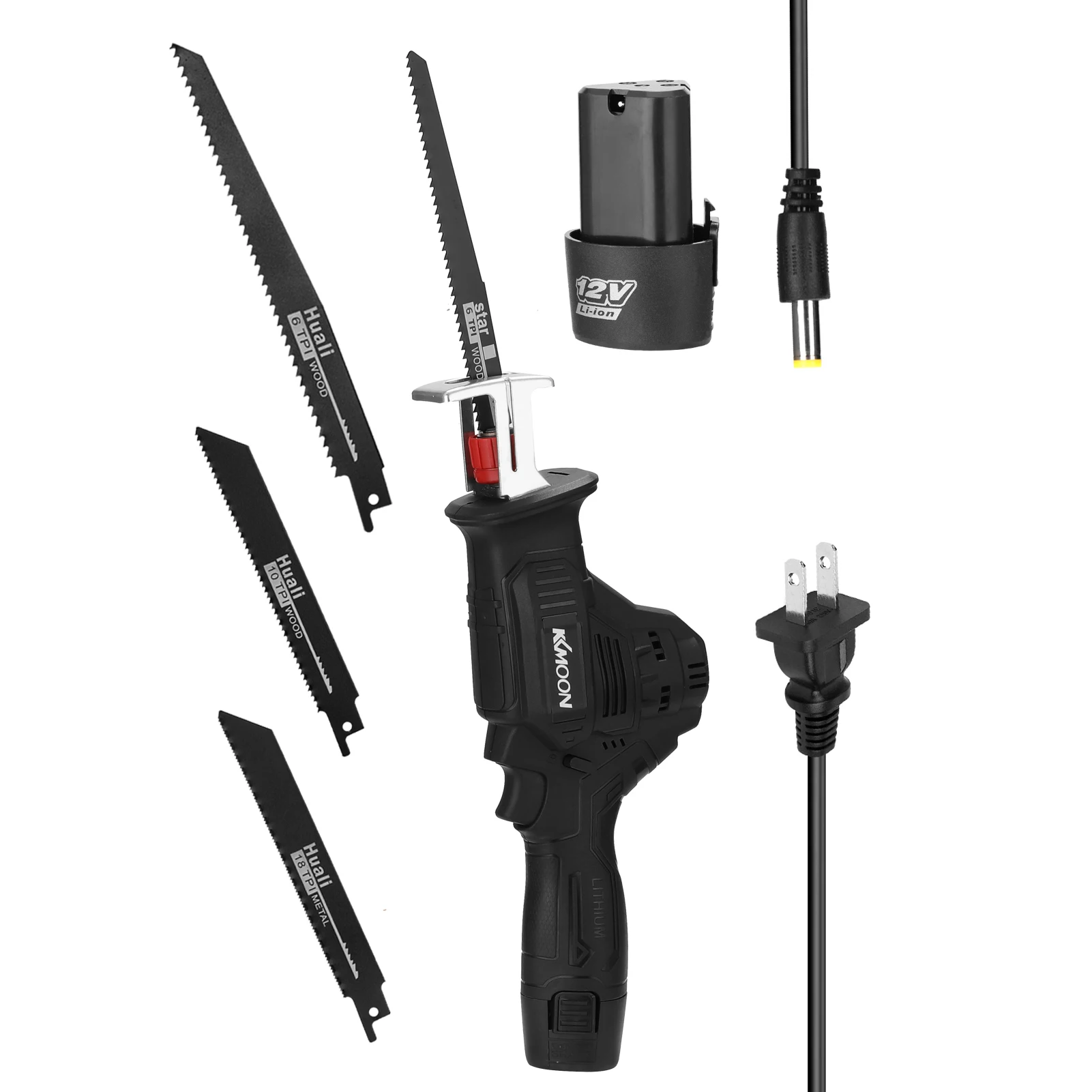 

Электрические сабельные пилы, уличная сабельная пила, электроинструменты для резки дерева, железа, пластика, с батареей 1/2, 12 В