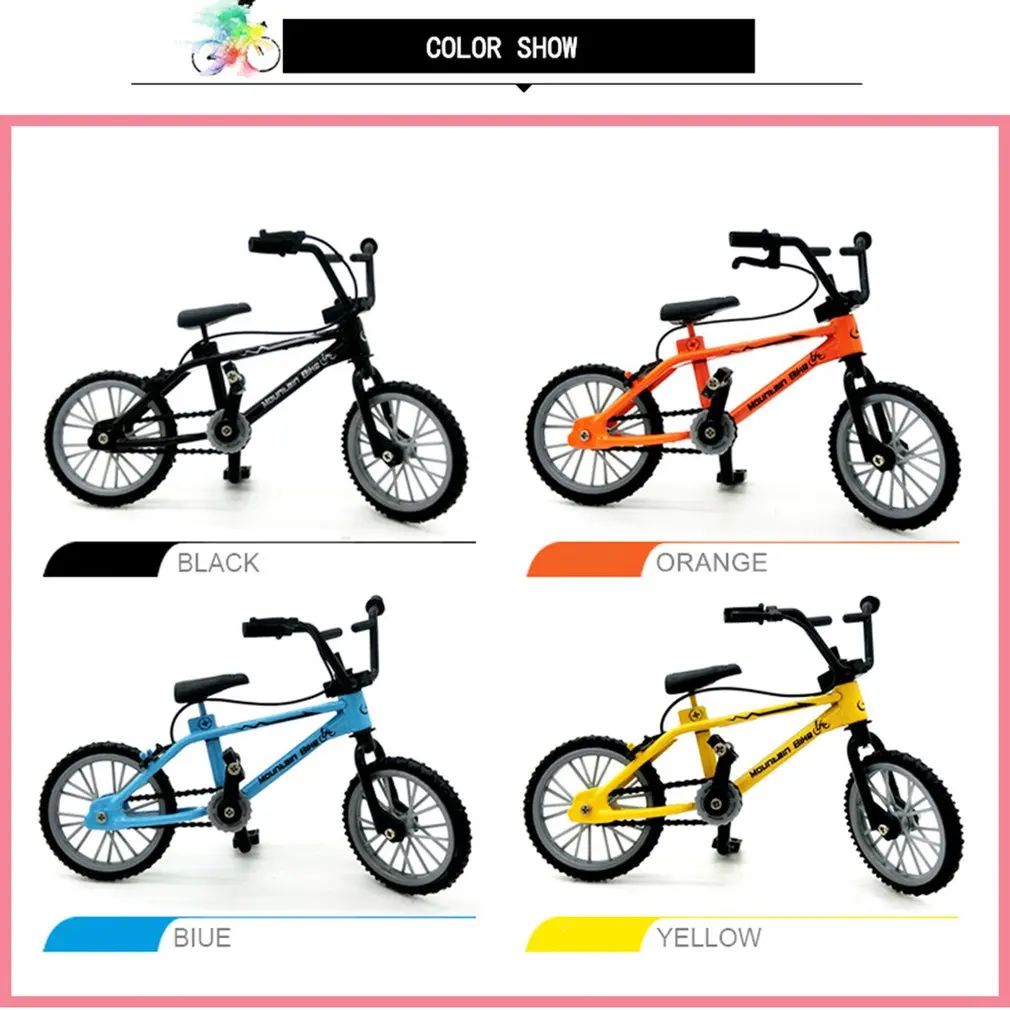 Мини-Пальчиковый bmx набор искусственных игрушек из сплава Пальчиковый BMX