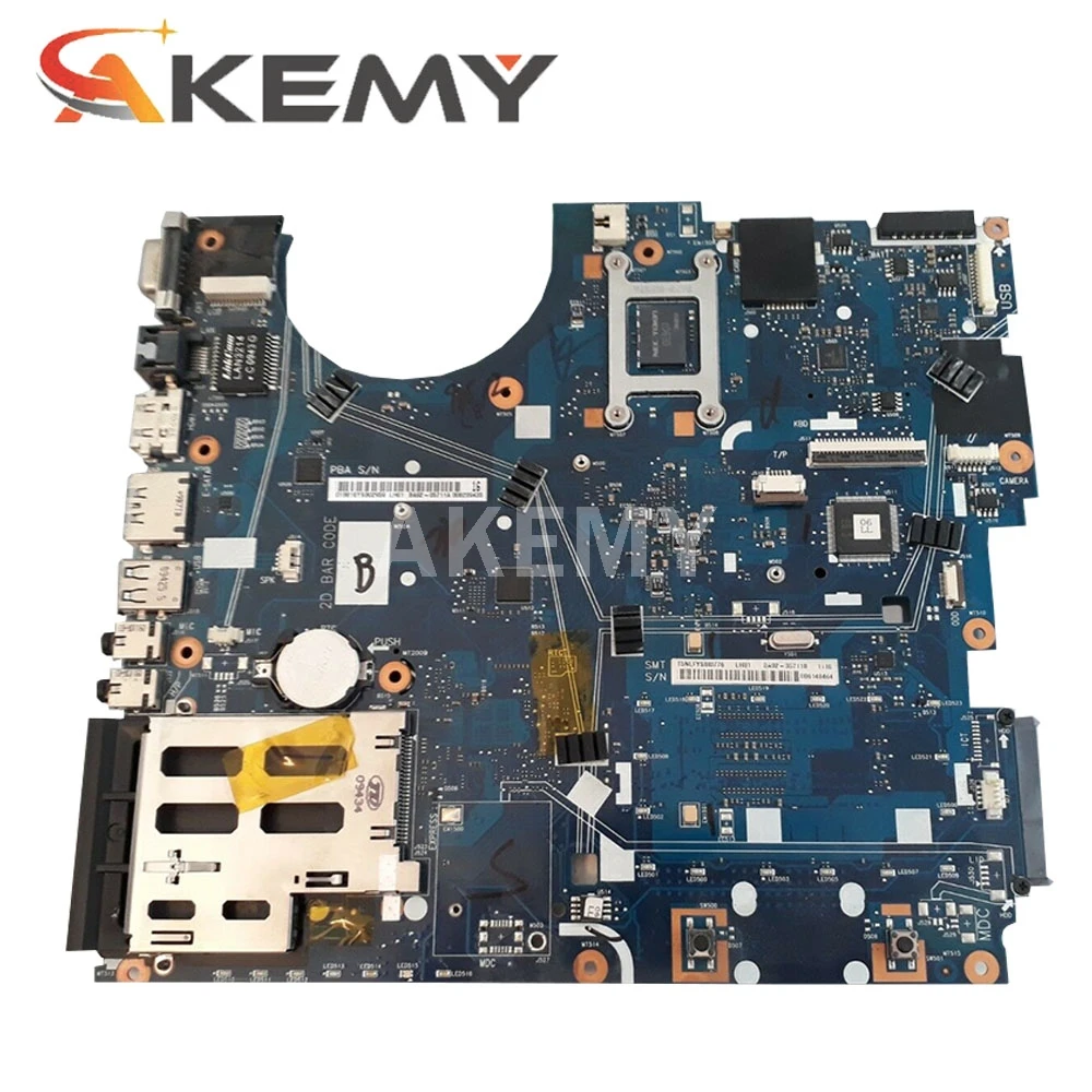 

Akemy BA92-05711A BA92-05711B Laptop motherboard For Samsung NP-R522 R520 gma hd DDR2 Main board Free cpu full test