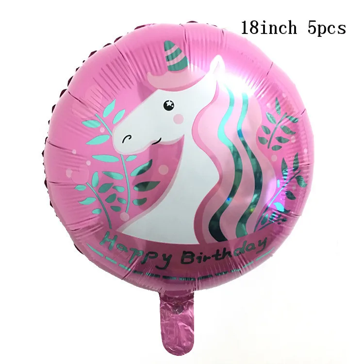 pink Флаг с единорогом с тканевой кисточкой Радуга бумажный Баннер Вымпел детский душ день рождения гирлянда украшения комнаты вечерние принадлежности WQ01 - Цвет: pink