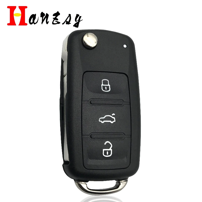 3BT пульт дистанционного автомобильного ключа чехол для Volkswagen VW SEAT Tiguan Passat CC Golf Mk6