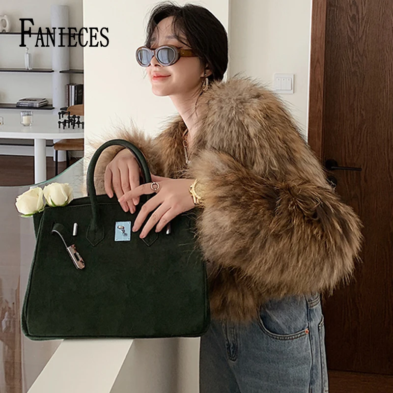 Роскошные женские пальто FANIECES из искусственного меха зимний пушистый Кардиган с