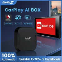 carplay ai box carlinkit mini android multimedia player wireless carplay android box 4g64g dual bt 4glte gps netflix all in one