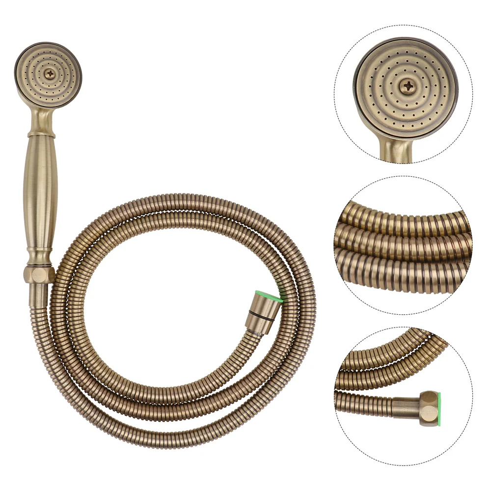 

1pc Elegant Brass Shower Nozzle Home Shower Sprinkler (Bronze)