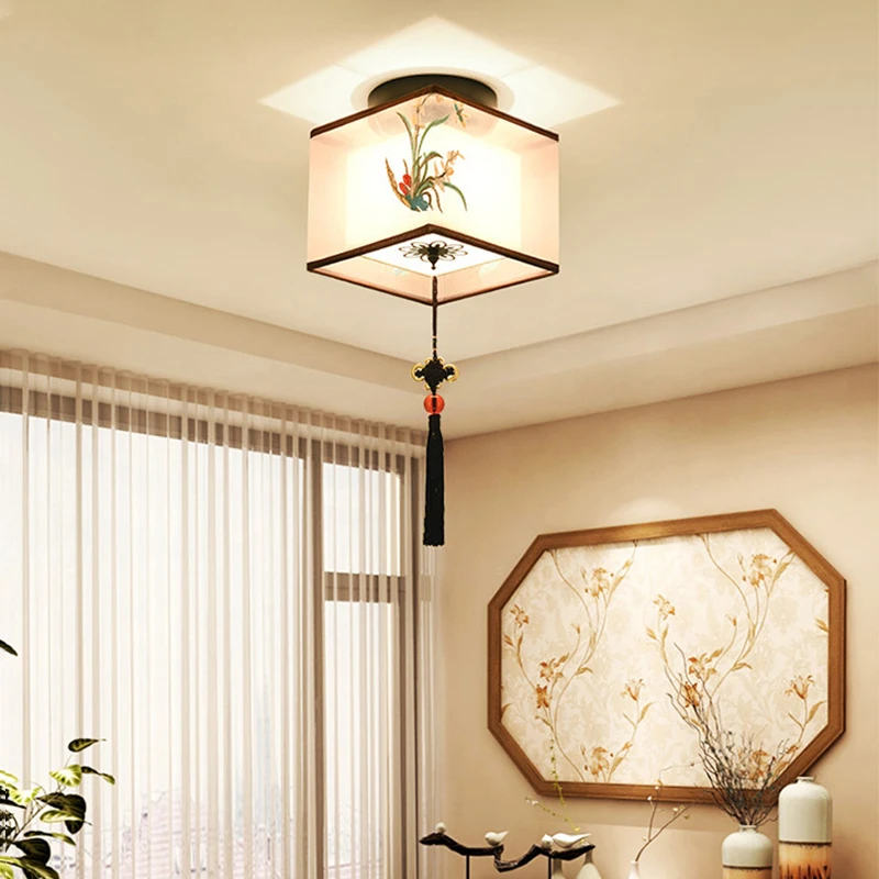 $28.39 Classic Vintage Led Hanging Ceiling Lights China 110V 220V Design Japanese Modern Pendant Ceiling Lamp for Living Room Bedroom