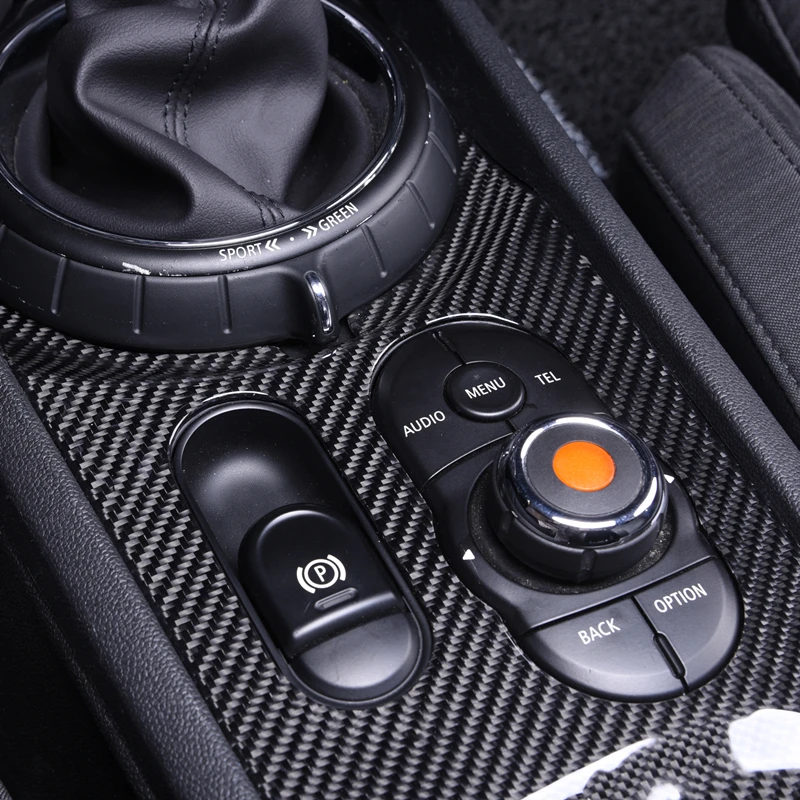 2 шт. декоративные наклейки на панель переключения передач для BMW MINI Cooper S JCW F54 Clubman