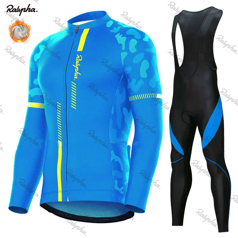 winter clothing 4 Рафаинг зимний термальный флисовый набор Джерси для велоспорта гоночный велосипед Костюмы для велоспорта Одежда для велоспорта Ropa Ciclismo - Цвет: winter clothing 4