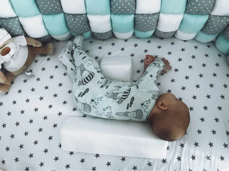 

Newborn Baby Shaping Styling Pillow Anti-rollover Side Sleeping Pillow Triangle Infant Baby Positioning Pillow For 0-6 Months