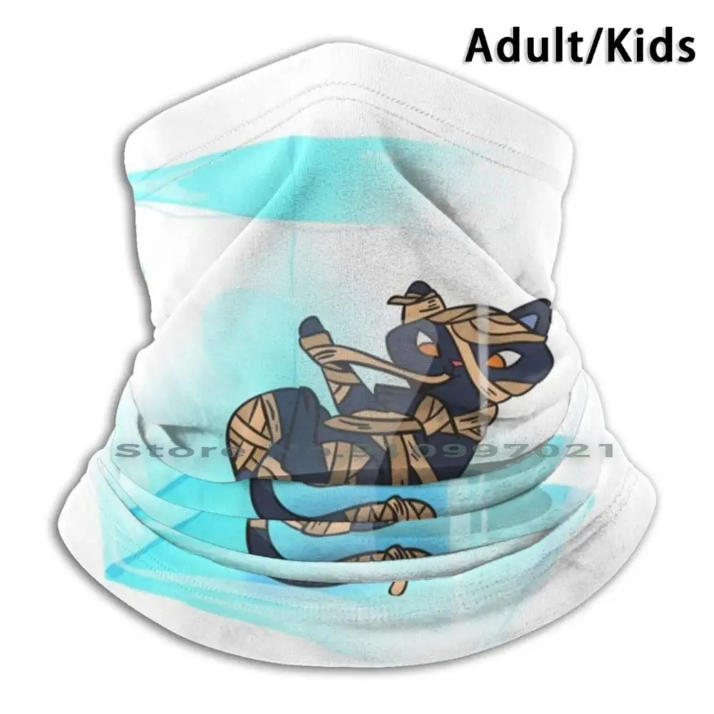 

Мумия для кошек, смоченной в лед шарф для Хэллоуина маска шеи теплые уход за кожей лица обертывания бандана Mascarillas Хэллоуин кошка