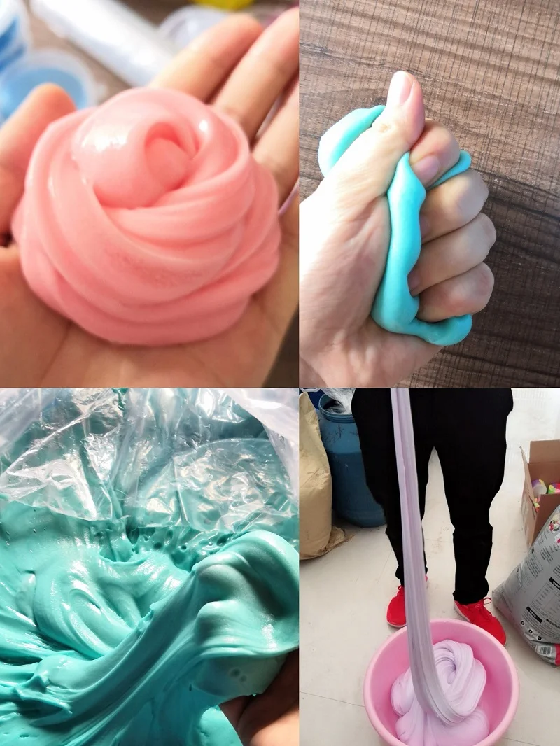 Детские DIY игрушки пушистые поставки слаймов шпатлевка мягкая глина светильник Пластилин Playdough Lizun Slime амулеты Жевательная Полимерная глина антистресс
