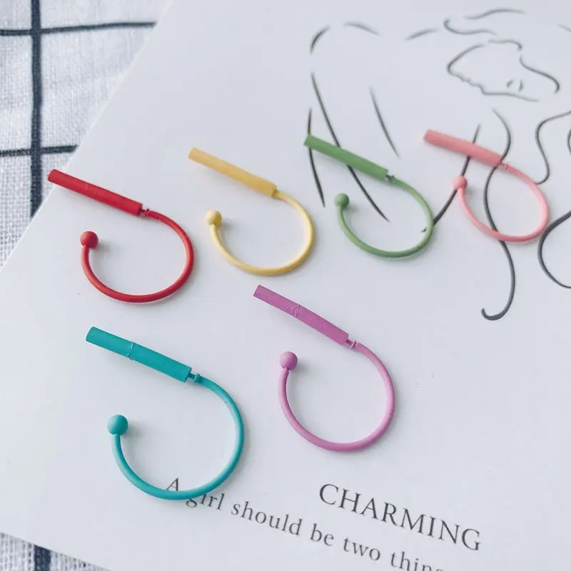 DIY jewelry accessories multi-color optional circle earrings earrings jewelry accessories materials