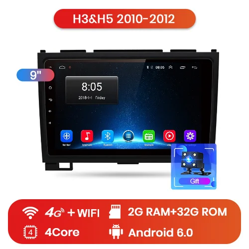 2-32G for 4G Junsun Android 8,1 4G Мобильный DVR Радио Мультимедийный видеоплеер Оперативная память 2 Гб навигационная gps для Защитные чехлы для сидений, сшитые специально для GREAT WALL H3& H5 2010 2011 2012 2 din без dvd - Цвет: 2-32G for 4G