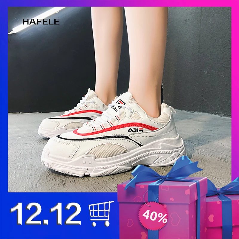 Женские кроссовки Ulzzang на платформе Студенческая спортивная обувь мужские