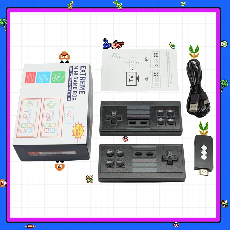 

New 4K HD AV Games USB Wireless Console Classic Game Stick Built in 954 Game Console Mini Retro Controller Output Dual Player HD