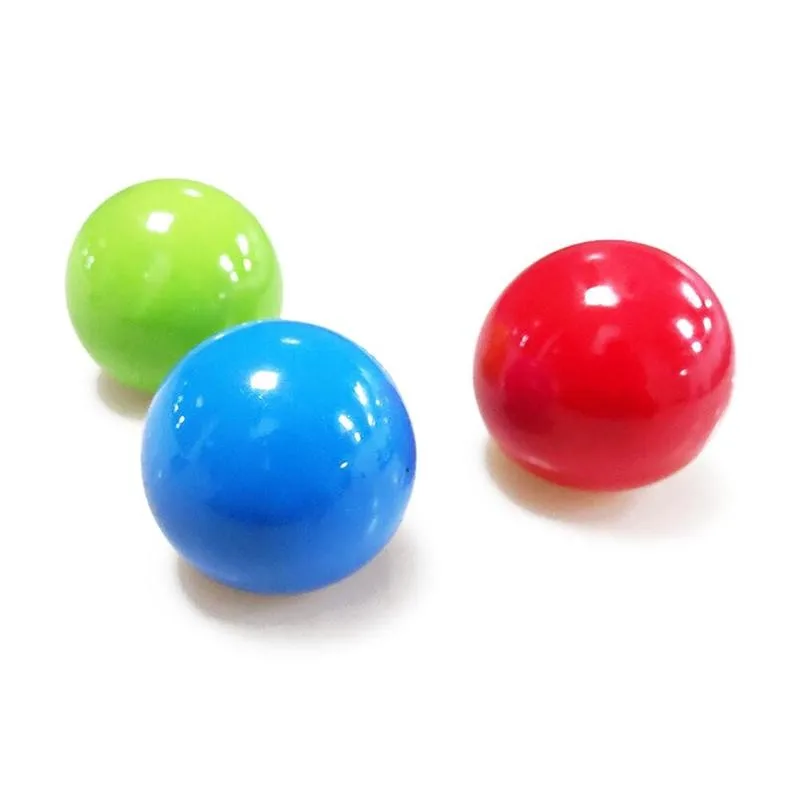

Sticky Balls Throw At Ceiling Decompression Ball Sticky Squash Ball Suction Decompression Toy Sticky Target Ball Children's Toy