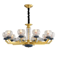 led luxury ceiling crystal chandelierdining gold led lustre kitchen fixture lightingliving room brass chandelier lighting