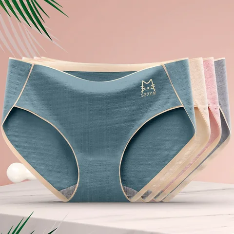 Sexy underwear women cotton  ropa mujer antibacterial seamless panties ladies briefs girls lingerie plus size tanga lenceria new