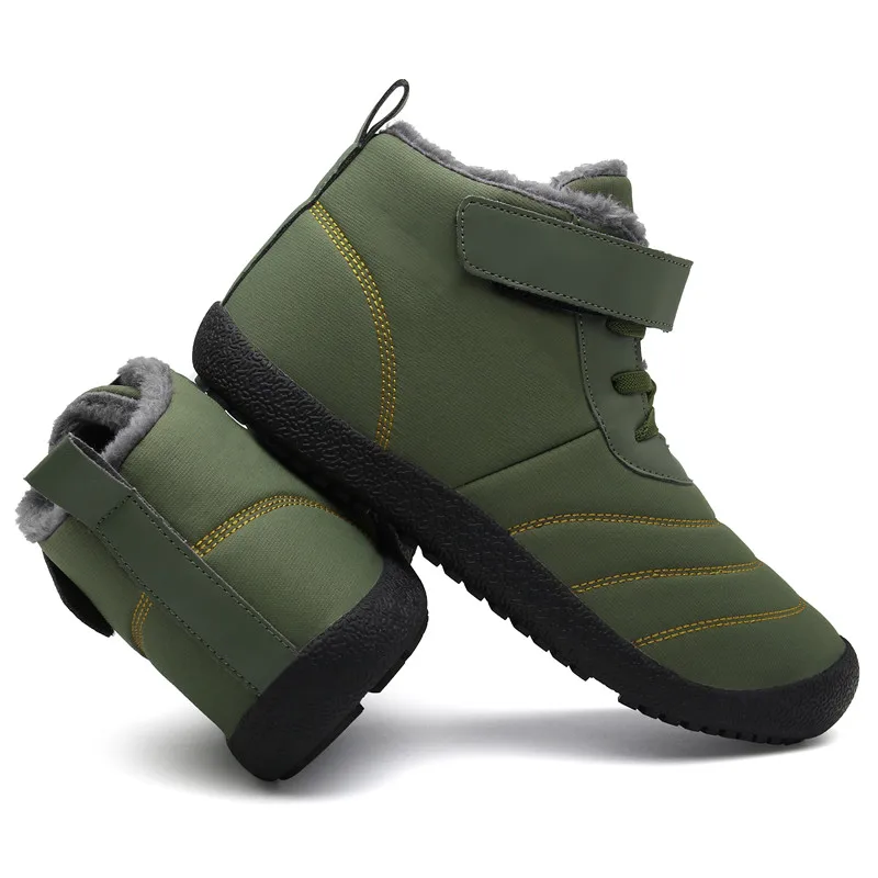 Новинка года; походные ботинки на резиновой подошве; нескользящая теплая зимняя мужская водонепроницаемая обувь для мужчин; прогулочная обувь; теплые ботинки; обувь для скалолазания