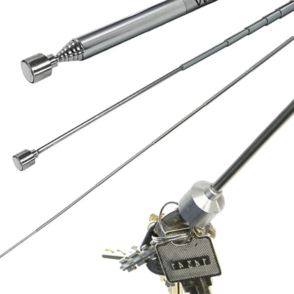 

2pcs Mini Portable Telescopic Magnetic Magnet Pen Handy Tool Capacity For Picking Up Nut Bolt Extendable Pickup Rod Stick