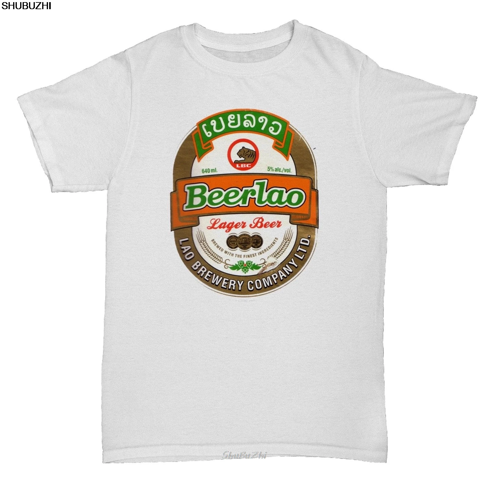 Футболка BEERLAO азиатская японская китайская пивная пленочный кинофильм классная