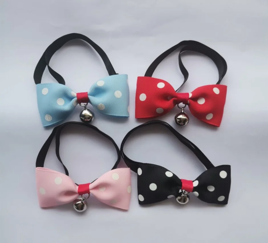 

1 шт. маленький галстук для собак бабочка с колокольчиком ошейник для кошек аксессуары для собак маленькая фотоблестящая продукция