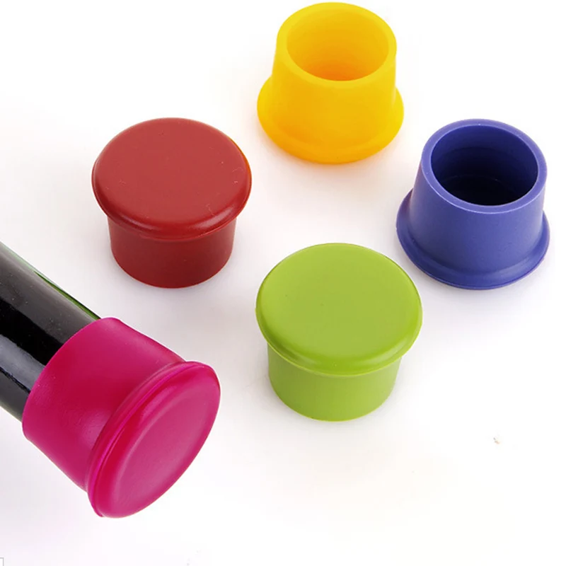 Силиконовые бокалы для вина вакуумная пробка подарок шампанского новинка