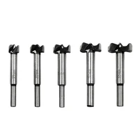 5pcs 15 35mm punch drill tool carbon steel boring drill bits woodworking self centering saw carbide wood cutter tools set