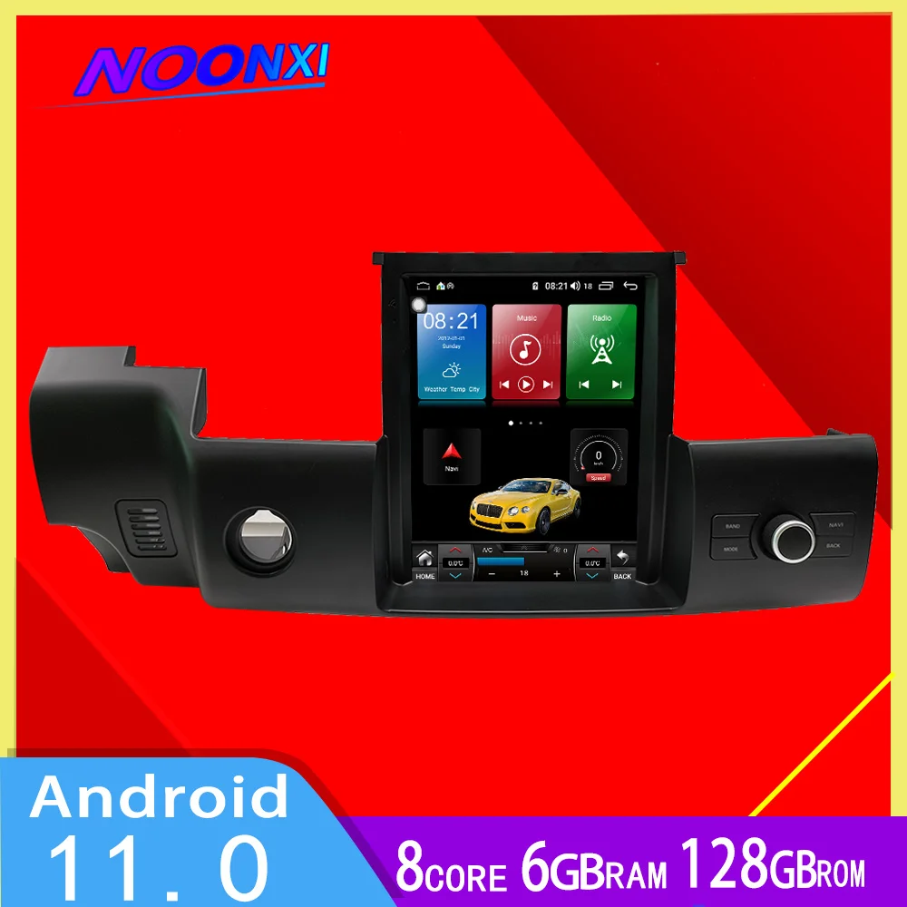 Radio Multimedia con GPS para coche, reproductor con Android 11, Carplay, 128G, 5G, para Land Rover Range Sport, L320, 2010