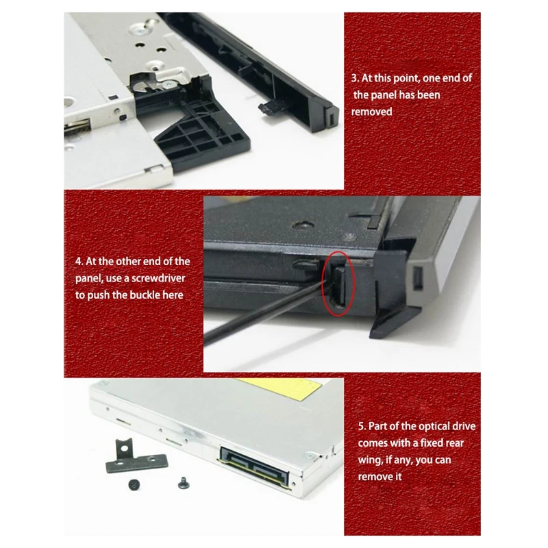 Привод для сжигания DVD ноутбука SAMSUNG RV415 последовательный порт 12 7 мм SATA Встроенный