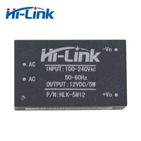 50pcs hi link 110v 220v to 12v 5w hot selling ac dc power supply module hlk 5m12 original