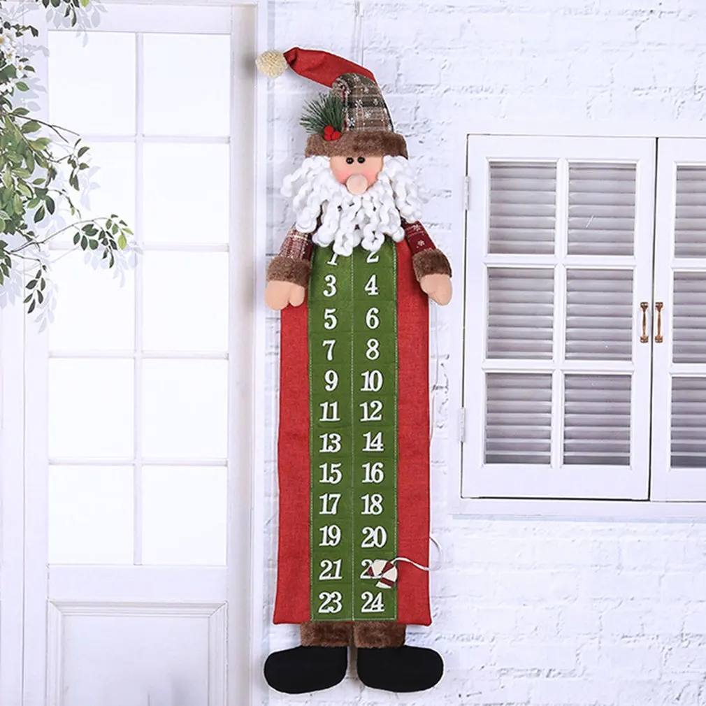 Рождественский календарь Санта Клаус Снеговик Таймер Рождество обратный отсчет