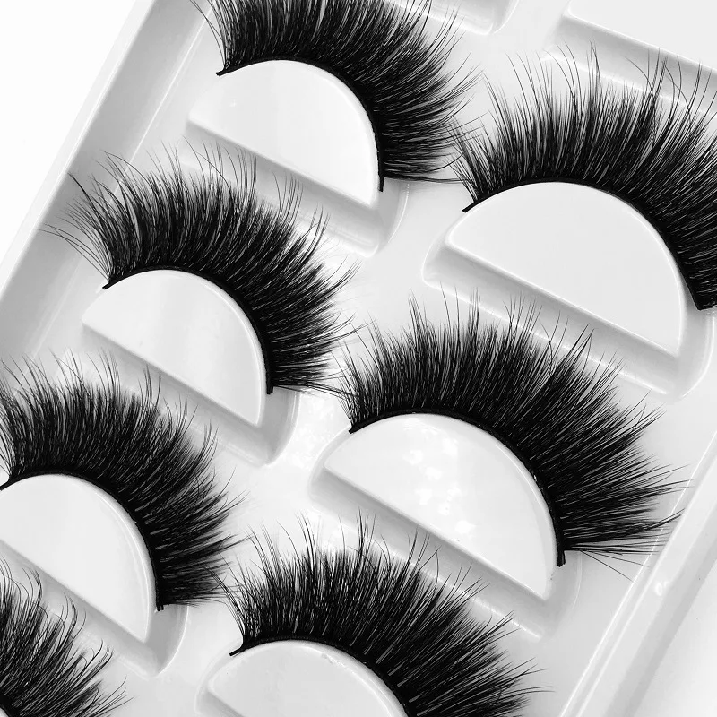 5 пар накладных ресниц пушистые Толстые Длинные Накладные ресницы ручной работы