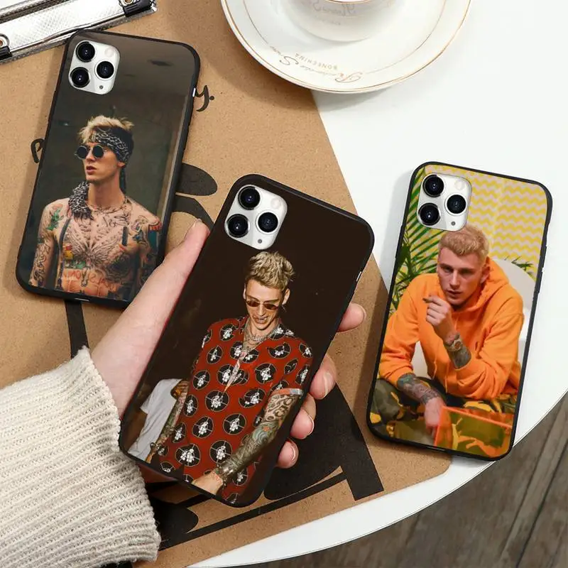 

Machine Gun kelly rapper Phone Case For iphone 12 11 13 7 8 6 s plus x xs xr pro max mini