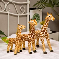 364655cm huge simulation plush giraffe cute stuffed animal toy cute soft doll decor birthday gift kids toy bedroom decor