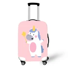 Эластичный чехол для чемодана, защитный чехол для костюма, защитный чехол на колесиках, чехлы s, 3D дорожные аксессуары, узор единорога 10